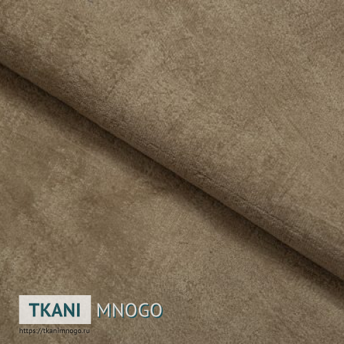 Фото ткани велюра “14” (однотонный бежевый)
