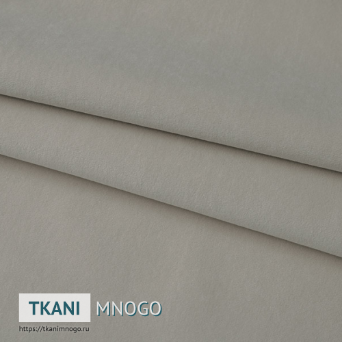 Фото фактуры велюра “035” (однотонный серый)