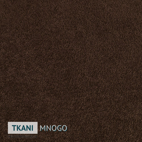 Фото внешнего вида велюра “6” (однотонный коричневый)