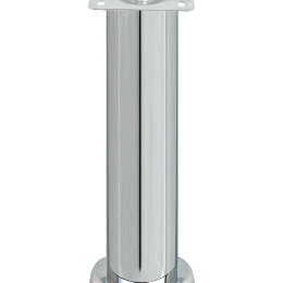 Опора М001 D50 H200 (ножка для дивана, для кровати, для кресла) - Ножки хромированные