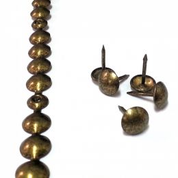 Декоративный молдинг бронза 9,5мм - Гвозди декоративные