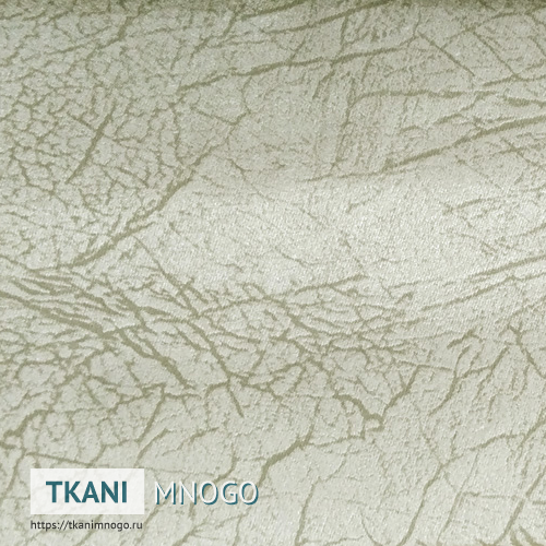 Фото текстиля HZ-5 артикул - белый узор. Производитель Китай. Замша - фактура.